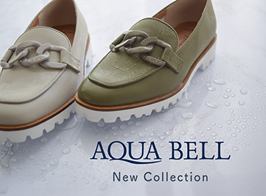 この季節に選びたいAQUA BELL。新作レインシューズ＆グッズラインナップをご紹介します。